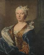 Hyacinthe Rigaud Portrait de Madame Grimaudet oil painting